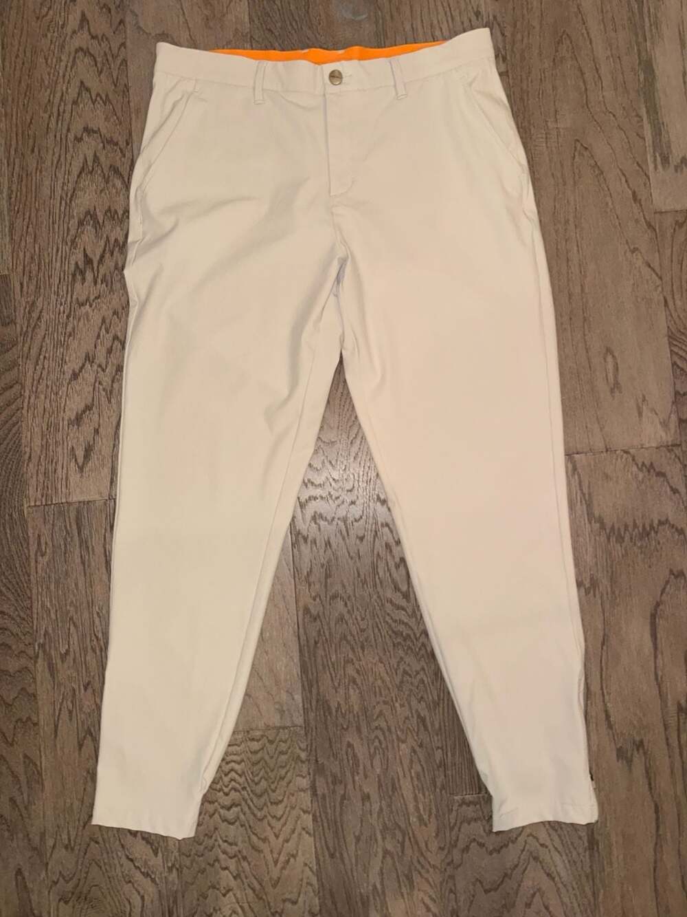 Macade Golf Slim Fit Trousers Pants Size 34R Off-White